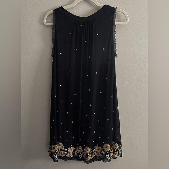 Alice & Olivia Beaded Black Dress - Picture 4 of 7